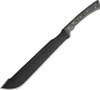 Condor 42118HC Discord Machete, 17.75" 1075 High Carbon Steel Plain Black Blade, Gray Micarta Handle