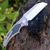 Artisan Apache ATZ1813GGYS, 3.82" S35VN Plain Blade, Gray Titanium/Carbon Fiber Handle