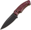Flexcut Hawthorne Nomad, 4" 1095 Steel Blade, Red Coral Micarta w/ OD Green G-10 Liner Handle