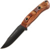 Flexcut Hawthorne Drifter, 8" 1095 Steel Blade, G-Wood w/ Orange G-10 Liner Handle