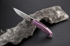 Artisan Small Tradition ATZ1702GSRE, 3.27" S35VN Plain Blade, Purple TC4 Titanium Handle