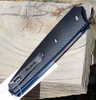 Ruike P848-B, 3.3" 14C28N Plain Blade, Black G-10 Handle