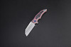 Artisan Apache ATZ1813GREM, 3.82" M390 Plain Blade, Rose Titanium/Carbon Fiber Handle