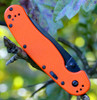 Ontario RAT Model 1A A/O Folder, 3.5 in. AUS8 Black Blade, Orange G-10 Handle, (SPECIAL) WHILE SUPPLIES LAST