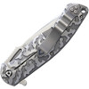 V Nives 30022 Atmosphere, 3.4" CPM-S35VN Plain Blade, Gray Titanium Handle