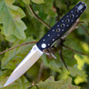 Artisan ATZ1807GBKM Virginia, 3.94" M390 Plain Blade, Black G-10 Handle