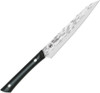 Kershaw Kai PRO HT7084 Utility Knife 6-inch blade view showing the hammered Japanese AUS6M steel and riveted POM handle.