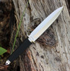 Cold Steel Tai Pan (CS35AA) 7.5" VG-10 Satin Dagger Point Plain Blade, Black Kray-Ex Handle, Black Secure-Ex Sheath