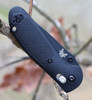 Lightweight Black Noryl GTX handle folder with dual thumb studs