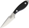 Bark River 07071MBC Harpoon Necker, 3.1" CPM-20CV Plain Blade, Black Canvas Micarta Handle