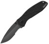 Kershaw 1670GBBLKST Tactical Blur, 3.4" 14C28N Plain Blade, Black Anodized Aluminum Handle