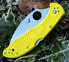 Spyderco Salt 2 - Yellow FRN (2.90" Satin H1) C88PWCYL2