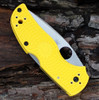 Spyderco Native 5 marine yellow FRN handle back lock