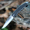 Chris Reeve Mnandi MNA-1000 profile view showing the 2.75-inch satin-polished MagnaCut blade and Bog Oak inlays.