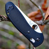Durable Black Noryl GTX handle folder with thumb hole opener