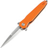 Artisan Hornet ATZ1810POEF, 3.54" D2 Steel Stone Wash Blade, Orange G10 Handle
