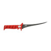 Bubba Ultra Flex, 8" Titanium Nitride Coating Blade, Red TPR Handle, Black Nylon Sheath