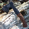 ESEE-Gibson Axe Fixed Blade Axe (ESEE-GIBSON-AXE)- 4.50" Black Oxide Axe Head, Sculpted Micarta Handle