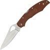 BYRD CARA CARA 2 (BY03PBN2) 3.77" 8Cr13MoV Satin Drop Point Plain Blade, Brown Textured Fiberglass Reinforced Nylon Handle