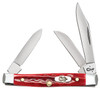 CASE SMALL STOCKMAN 10305, 2.63 CLOSED LENGTH SS BLADE, OLD RED BONE HANDLE