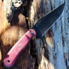 Flexcut Hawthorne Seeker, 4 1/8" 1095 Steel Blade, Purpleheart with Black G-10 Liner