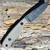 ESEE-Camp Lore JG3 Fixed Blade Knife (ESEE-JG3-BO)- 3.50" Tumbled Black 1095 Drop Point Blade, Tan Micarta Handle