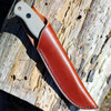 ESEE-Camp Lore JG3 Fixed Blade Knife (ESEE-JG3-BO)- 3.50" Tumbled Black 1095 Drop Point Blade, Tan Micarta Handle