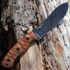 ESEE Camp-Lore JG5 1095 Black Oxide Nessmuk Blade Open Detail View