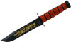 Ka-Bar USMC Operation Enduring Freedom Leather (7" Black 1095 Cro-Van) 9169