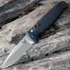 Benchmade CLA Auto 4300, 3.4 in. 154CM Stainless Blade, Plain Edge, Black G10 Handles