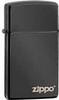 Zippo Z28123ZL Slim, Zippo Logo, Ebony