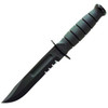 Ka-Bar Short Fighting Kraton (5.25" Black 1095 Cro-Van) 1259