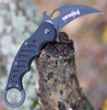 FOX Knives Folding Karambit 478B, 3.2 in. N690Co Black blade, Black T6-6061 Aircraft Aluminum