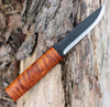 Helle Viking 4.33 in. Triple Laminated Stainless Steel Blade, Curly Birch Handle