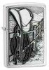 Zippo Z24879 Classic Lighter, Resting Cowboy, Brushed Chrome