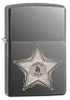 Zippo Z28360 Classic, Skull Badge, Black Ice