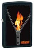 Zippo Z28309 Classic, Zipper Flame, Black Matte