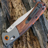 Benchmade Hunt Crooked River Folding 4.00" S30V Clip Point Blade, Dymondwood Handles with Aluminum Bolsters - 15080-2