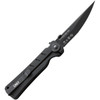 CRKT Otanashi noh Ken (CR2906) 4.5" AUS-8 Black Clip Point Plain Blade, Black G-10 Handle