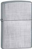 Zippo Z28181 Classic, Linen Weave, Brushed Chrome