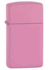Zippo Z1638 Slim Lighter, Matte Pink