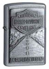 Zippo Z20229 Classic, Harley Davidson American Legend Emblem, Street Chrome