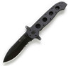 CRKT M21 Special Forces, Black Aluminum, AutoLAWKS, Combo Edge