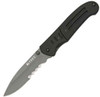 CRKT 6865 Ignitor® T, 3.3" 8Cr14MoV Combo Blade, Black G-10 Handle