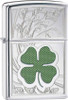 Zippo Z24699 Classic, Clover, High Polish Chrome