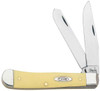 Case 161 Trapper, Yellow Synthetic Handle