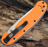 Ontario RAT Model 1 Folder, 3.5" D2 Blade Steel, Orange Handle