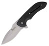 Bad Blood 0101K Kendrick Fire Splitter, 3.7" 8Cr14 SS Plain Blade, Black G-10 Handle
