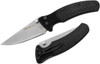 Ontario OKC Apache TAC 1 Knife, Black G10 Handles, Bead Blast Plain Edge