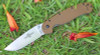 Ontario Rat Folder, Satin Blade, Coyote Brown, Plain Edge